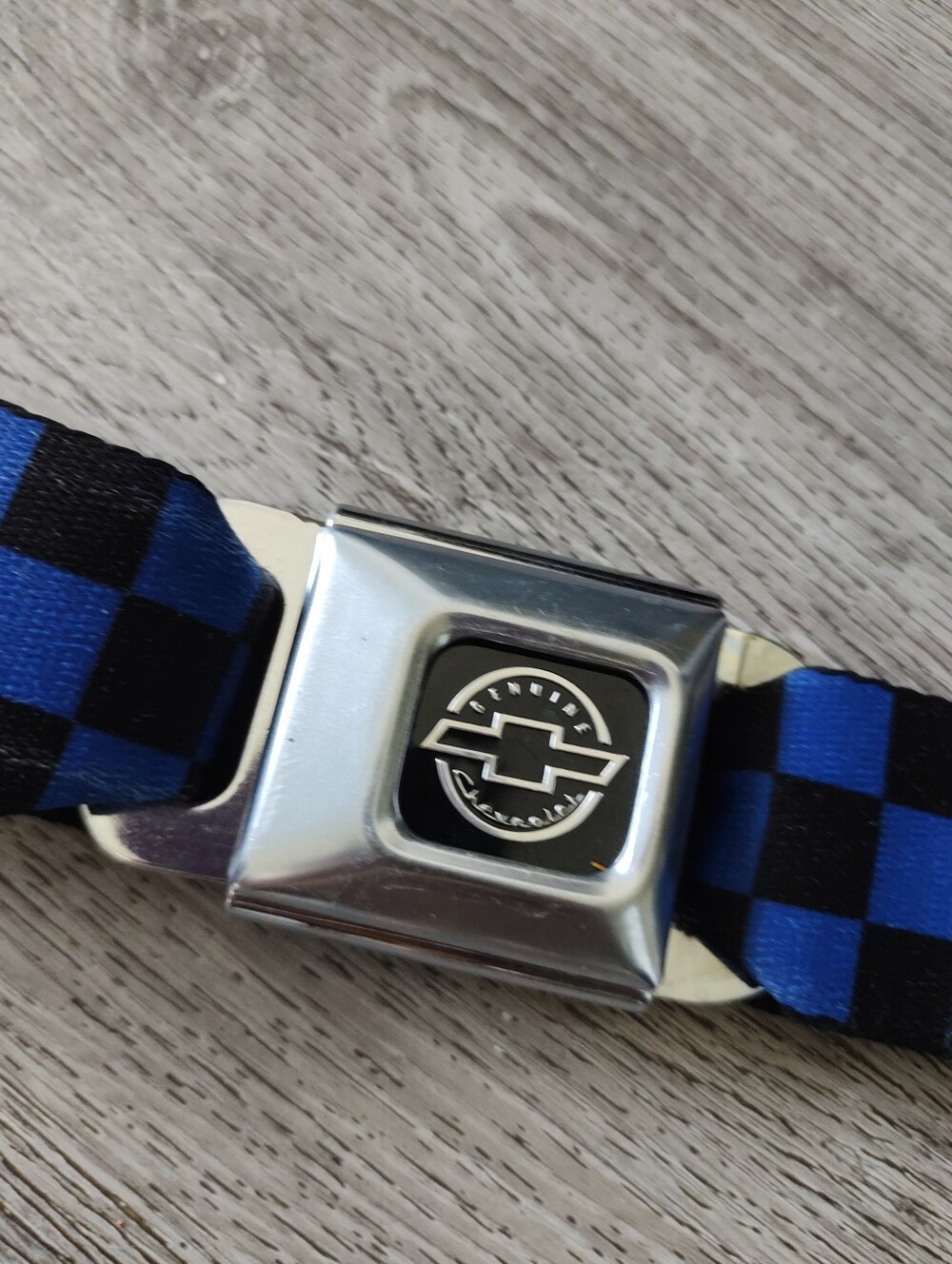 Pre Loved Buckle Down Chevrolet Adjustable Seatbelt Belt. I'm - Picture 4 of 7